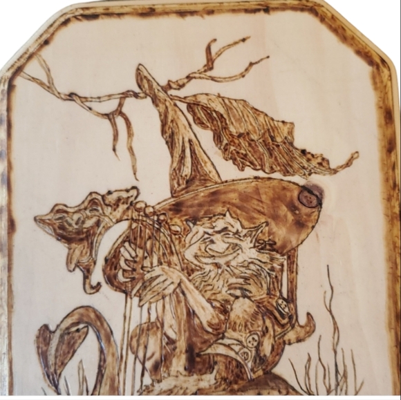 Woodburned art - Picture 3 of 4